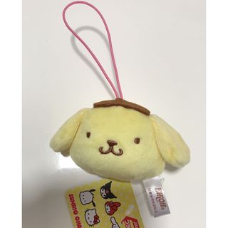 ポムポムプリン(ポムポムプリン)の★新品未使用★ ポムポムプリン　ぬいぐるみ　キーホルダー(キャラクターグッズ)