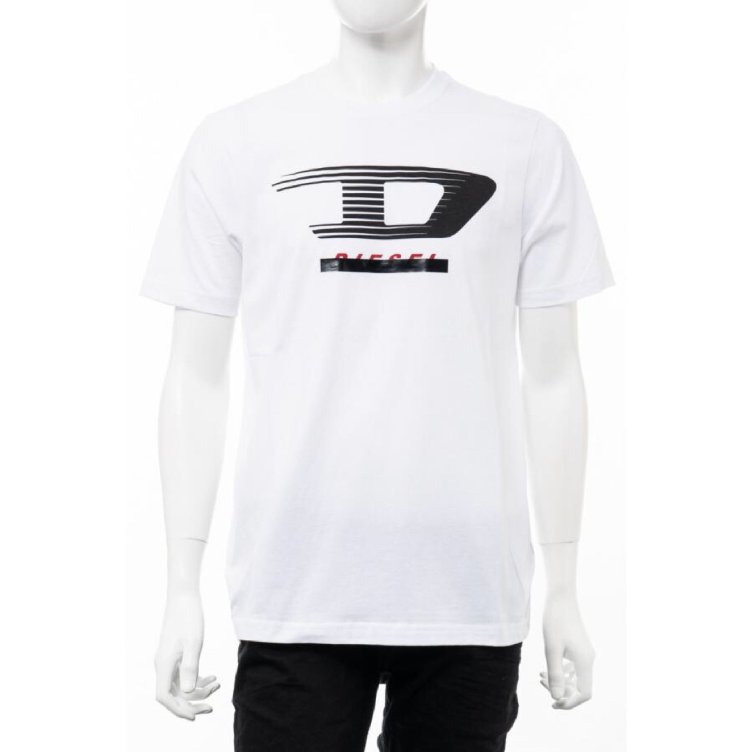 DIESEL Tシャツ M T-JUST-Y4 MAGLIETTA ホワイト