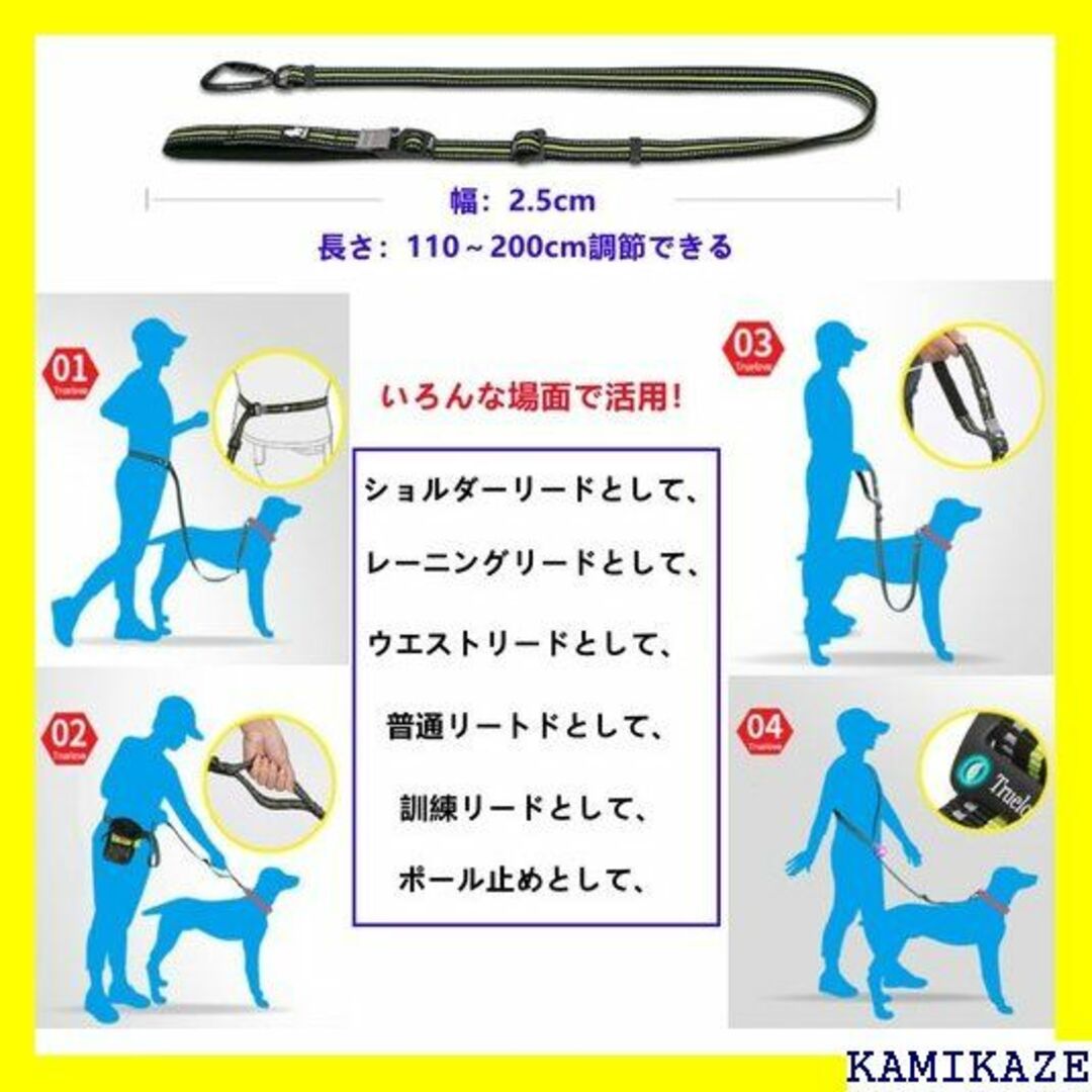 ☆ coall 犬 犬用リード １本で色々使える多機能リー イヤルブルー 342