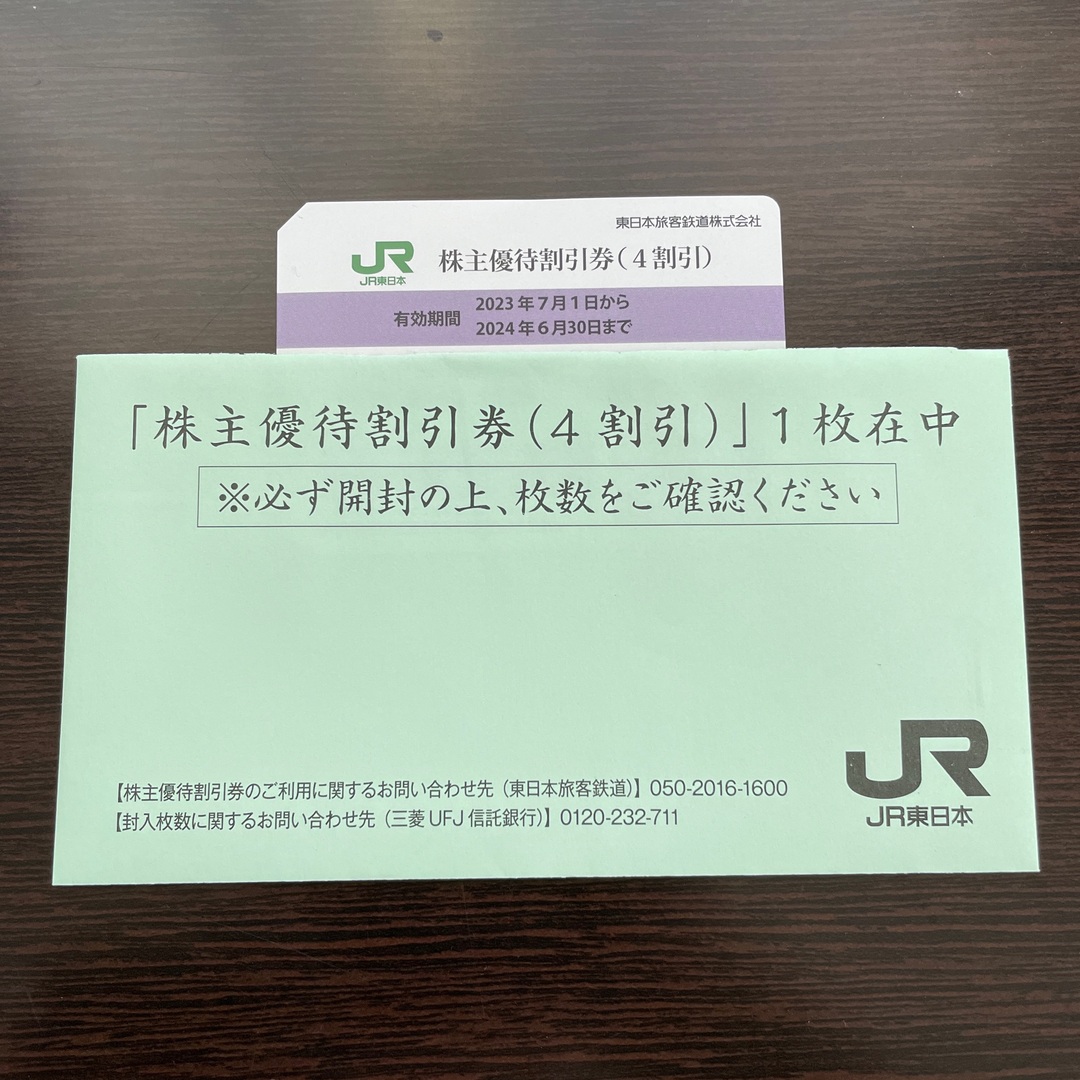 JR東日本株主優待割引券 6枚 (15枚まで追加対応できます) www