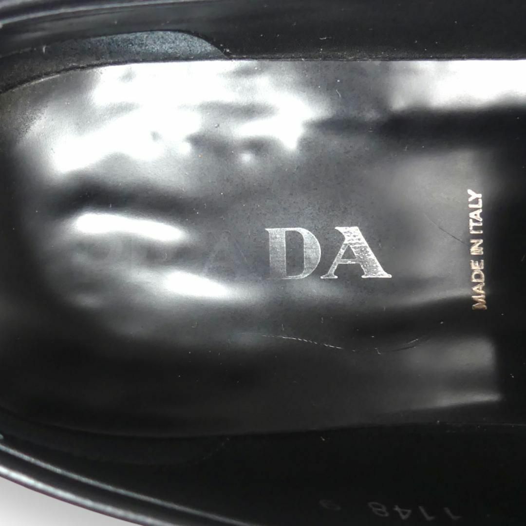 PRADA - イタリア製 ローファー 27 本革 黒 PRADAプラダ メンズ PRADA - イタリア製 ローファー 27 本革 黒 PRADAプラダ メンズ