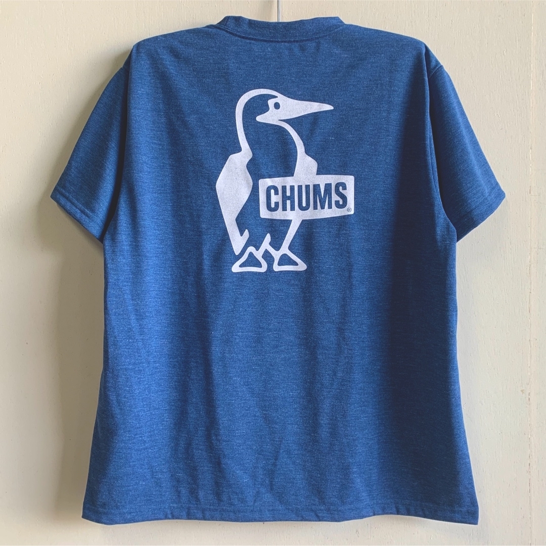 CHUMS(チャムス)の新品　CHUMS Dry Indigo Tシャツ　チャムス ドライ　ブービー　m メンズのトップス(Tシャツ/カットソー(半袖/袖なし))の商品写真