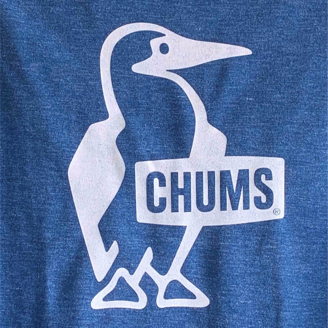 CHUMS(チャムス)の新品　CHUMS Dry Indigo Tシャツ　チャムス ドライ　ブービー　m メンズのトップス(Tシャツ/カットソー(半袖/袖なし))の商品写真