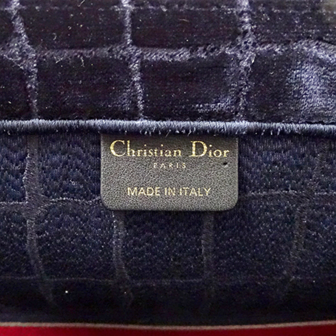クリスチャンディオール Christian Dior バッグ レディース ブランド トートバッグ ブックトート ラージ L ベルベット ネイビー ブルー クロコ柄 紺 青 大容量 おしゃれ 大人 通勤 通学 旅行