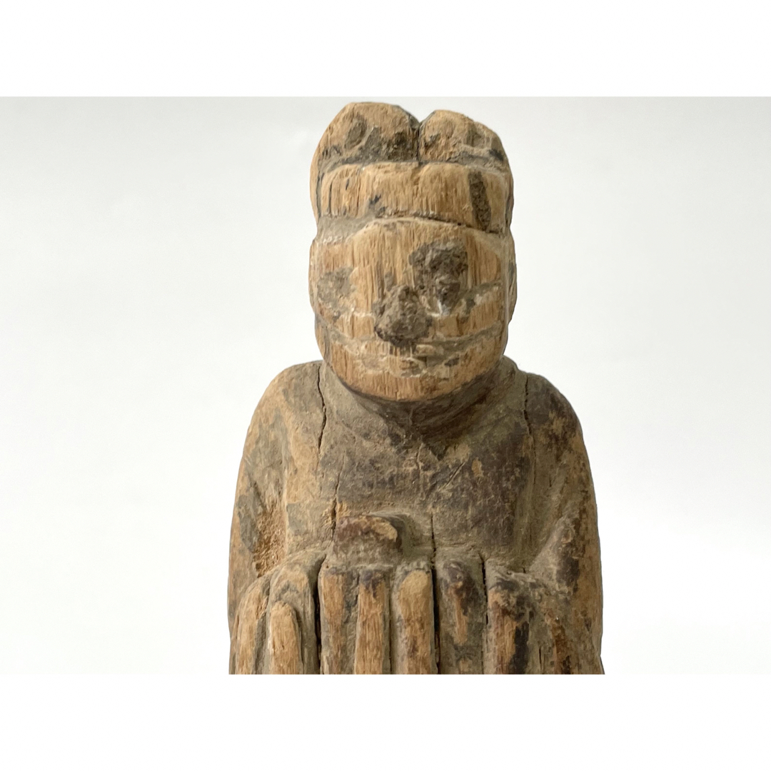 アンティーク 骨董 木彫 木彫り 仏像 ほとけ 神像 神仏 天神 神仏習合