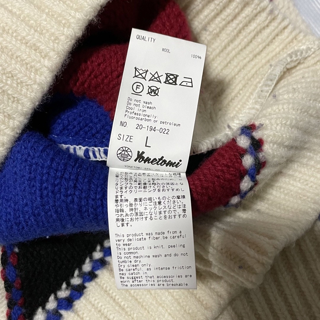 COOHEM Modern Argyle Knit Sweater L | www.innoveering.net