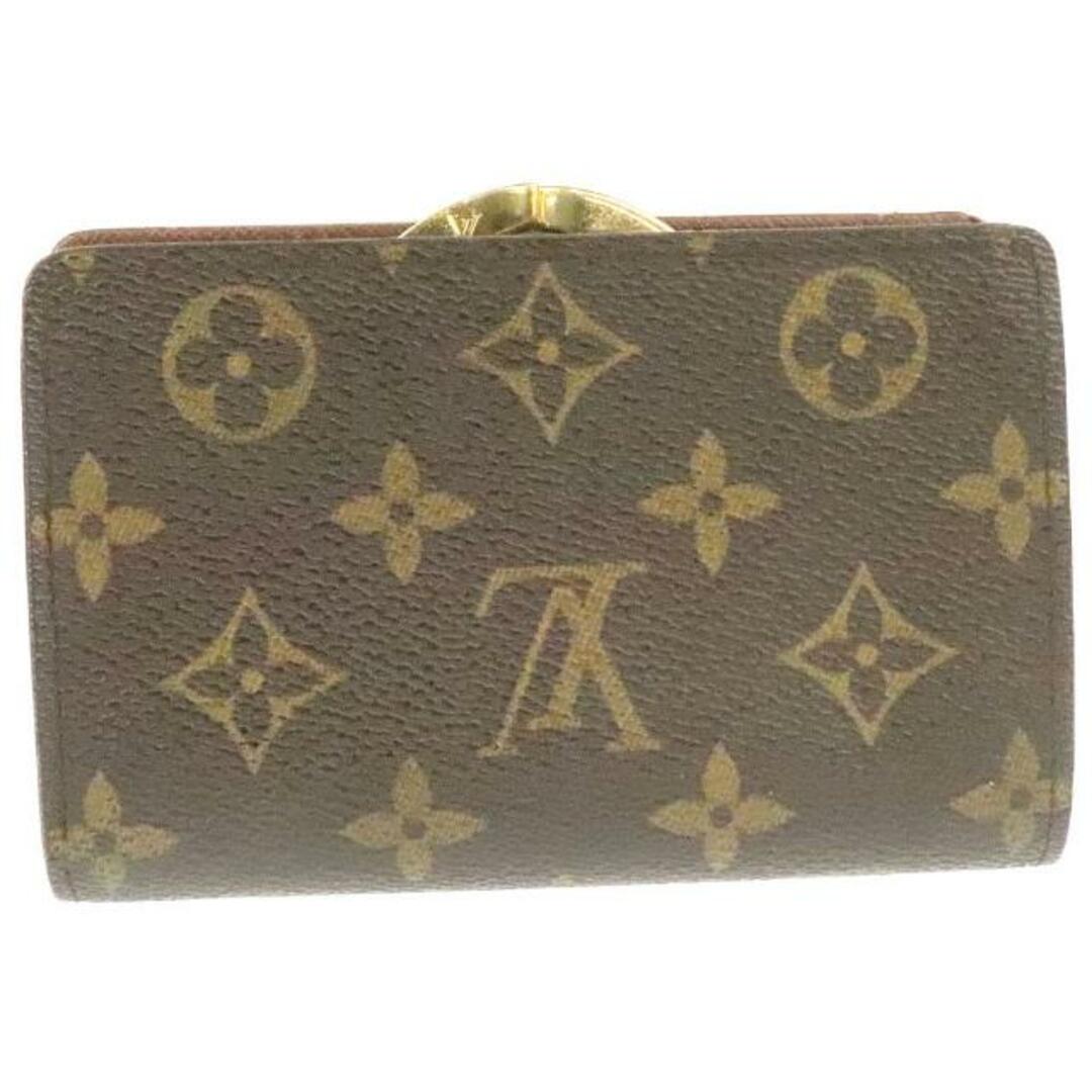 LOUIS VUITTON(ルイヴィトン)のルイヴィトン 二つ折り財布 ポルトモネ ビエ ヴィエノワ M61663 中古 モノグラムライン ブラウン LOUISVUITTON 【中古】| ルイビトン LV がま口 コンパクト サイフ ウォレット ブランド 定番 ファッション ランクAB レディースのファッション小物(財布)の商品写真