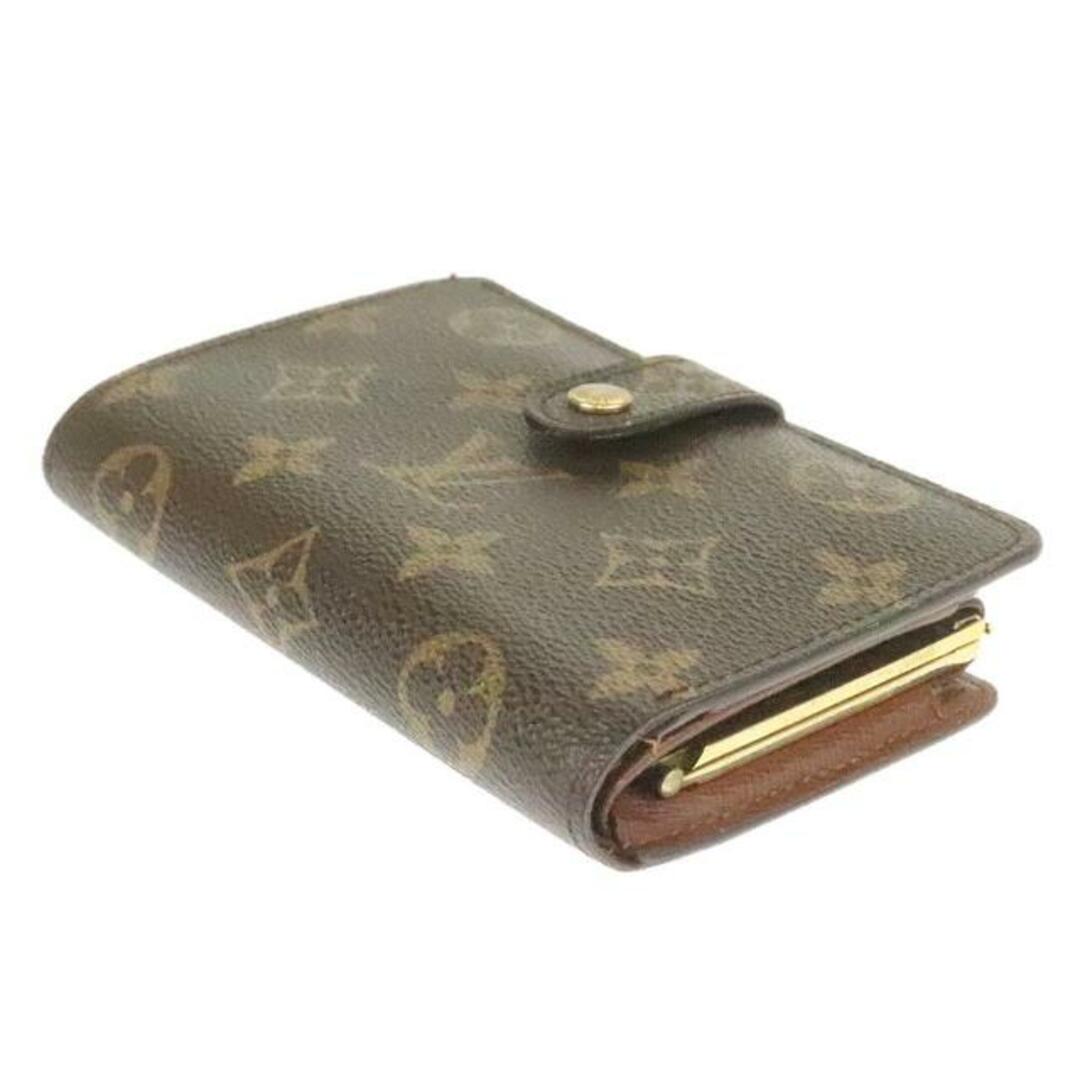 LOUIS VUITTON(ルイヴィトン)のルイヴィトン 二つ折り財布 ポルトモネ ビエ ヴィエノワ M61663 中古 モノグラムライン ブラウン LOUISVUITTON 【中古】| ルイビトン LV がま口 コンパクト サイフ ウォレット ブランド 定番 ファッション ランクAB レディースのファッション小物(財布)の商品写真