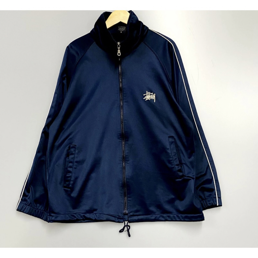 STUSSY ステューシー 90'S ロゴ刺繍 トラックジャケット-