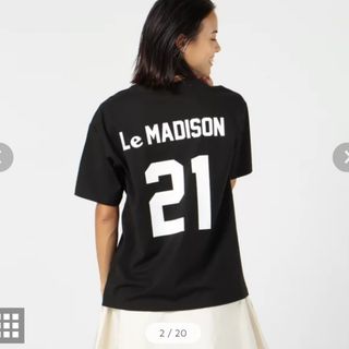 マディソンブルー(MADISONBLUE)のMADSONBLUE NUMBERING TEE ドゥーズィーエムクラス(Tシャツ/カットソー(半袖/袖なし))