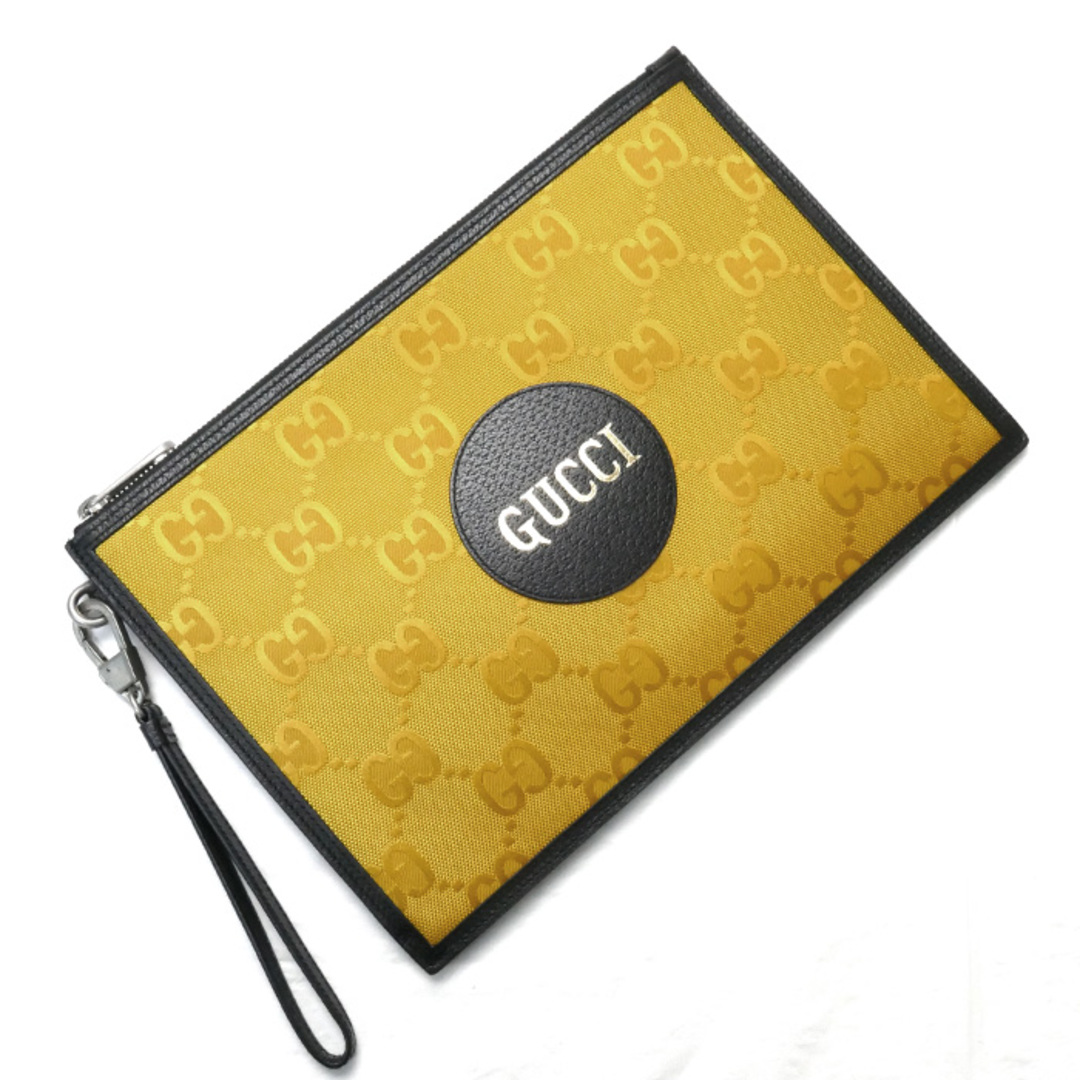 Gucci(グッチ)のGUCCI グッチ OFF THE GRID オフザグリット クラッチバッグ イエロー ブラック 625598 ユニセックス【中古】【美品】 レディースのバッグ(クラッチバッグ)の商品写真