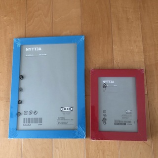 イケア(IKEA)の新品未使用未開封: イケア NYTTJA フレーム  壁掛け 額 3枚 セット(フォトフレーム)