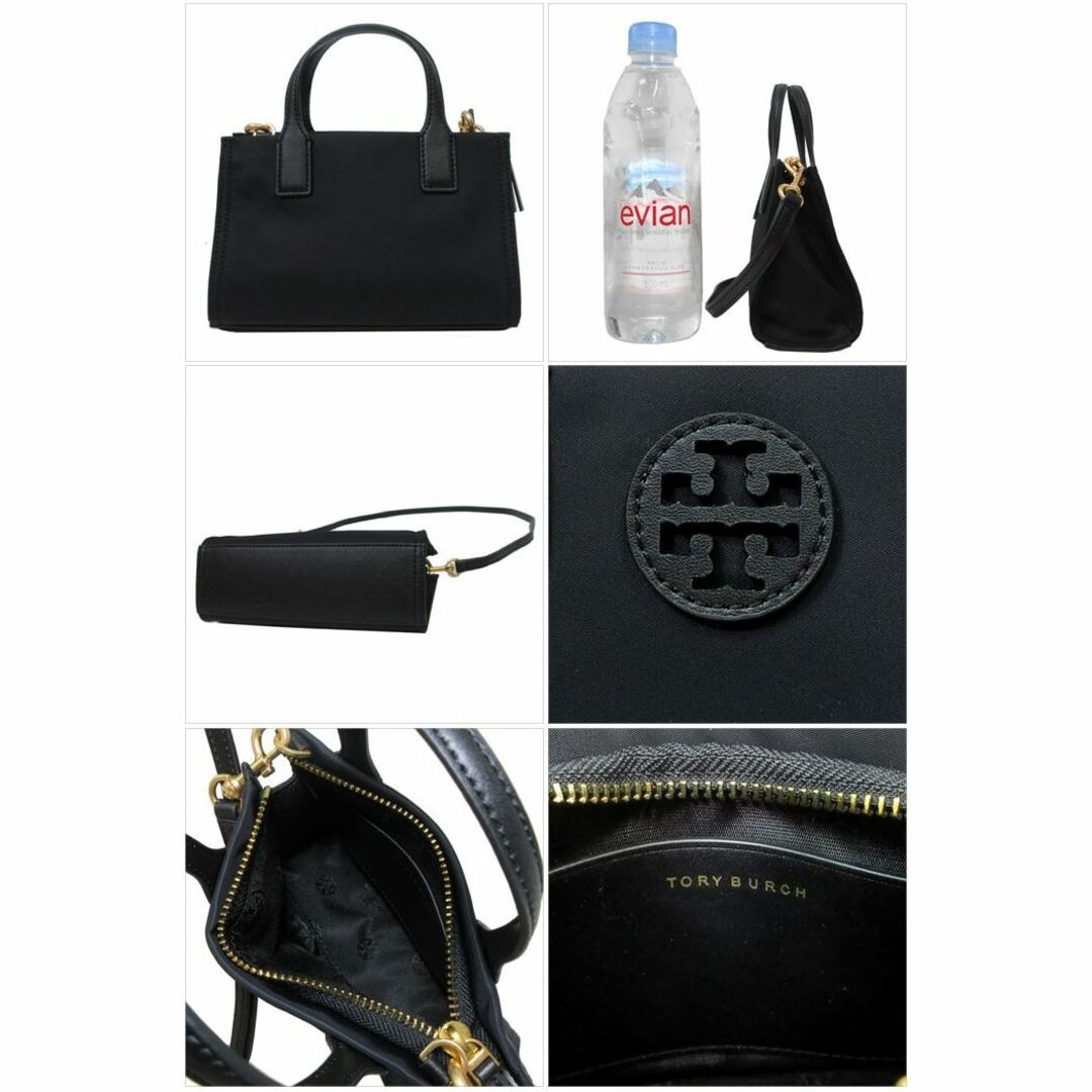 【新品】トリーバーチ ショルダーバッグ 146437 0223 001(ブラック) TORY BURCH エラ ナイロン ロゴ ミニ トート レディース