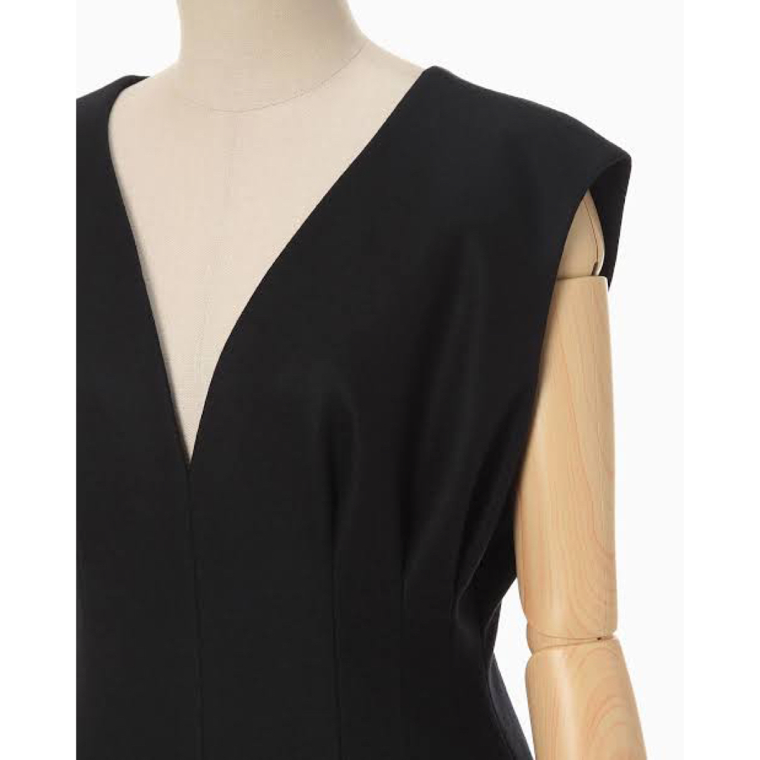 mame - 【美品】mame V-Neck Tucked Wool Dressの通販 by