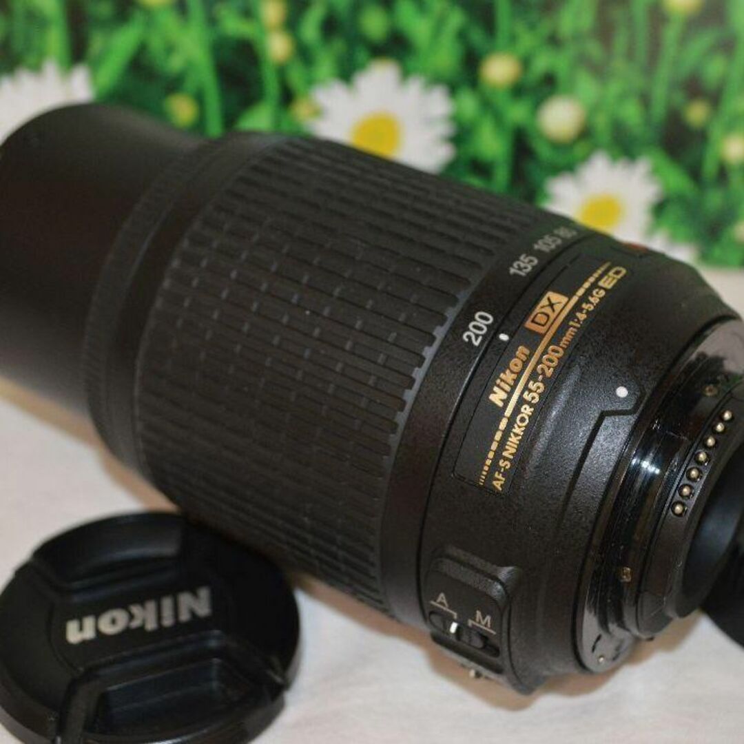 Nikon - 手振れ補正❤️Nikon AF-S 55-200mm VR❤️人気望遠レンズ