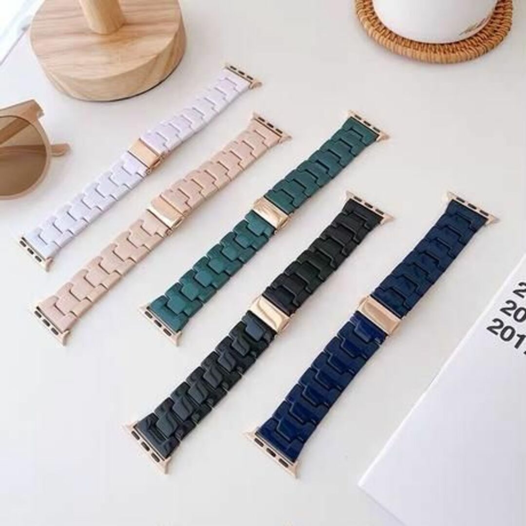 Apple Watch アップル ウォッチ プラスチック バンド ネイビー スマホ/家電/カメラのスマホアクセサリー(その他)の商品写真