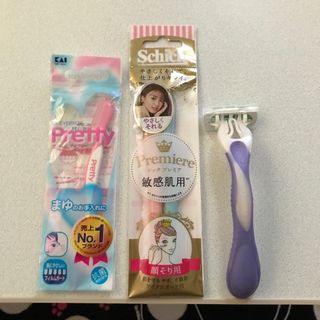 シック(Schick)の眉用 顔用 ボディ用 カミソリセット(カミソリ)