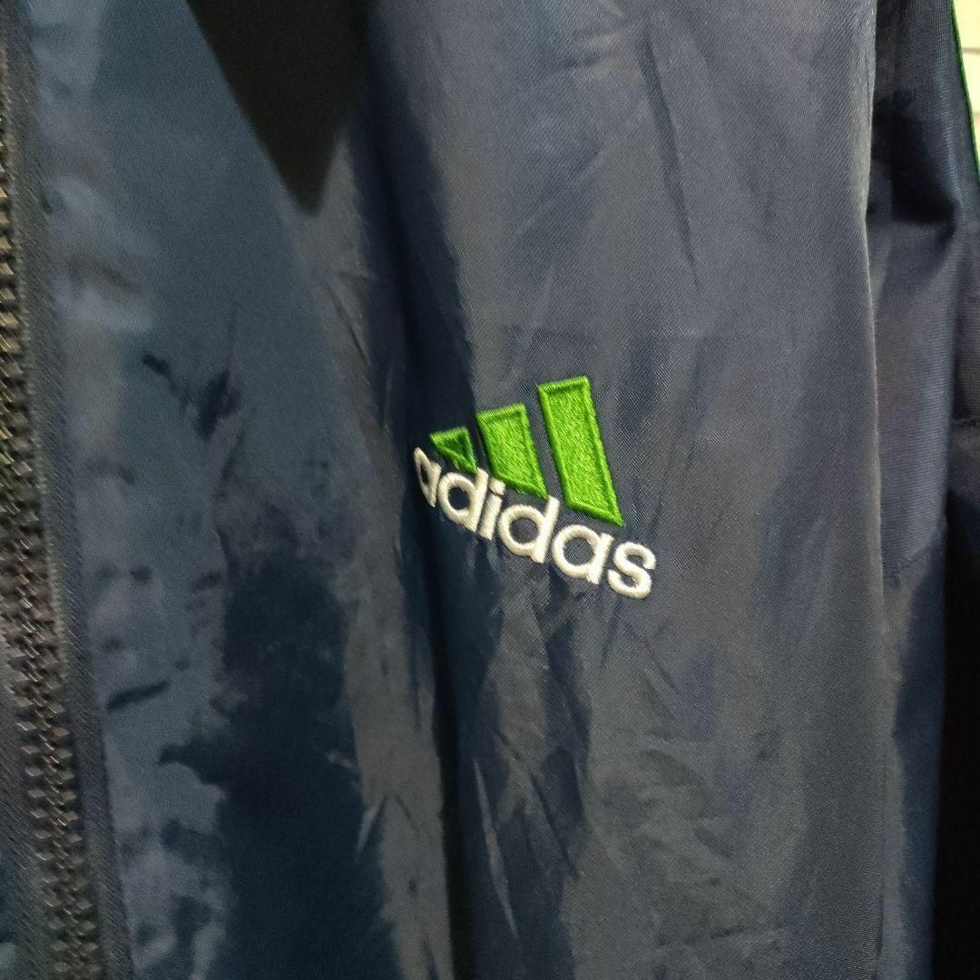 激レア　90's adidas 国旗タグ　ナイロンジャケット　3本ライン