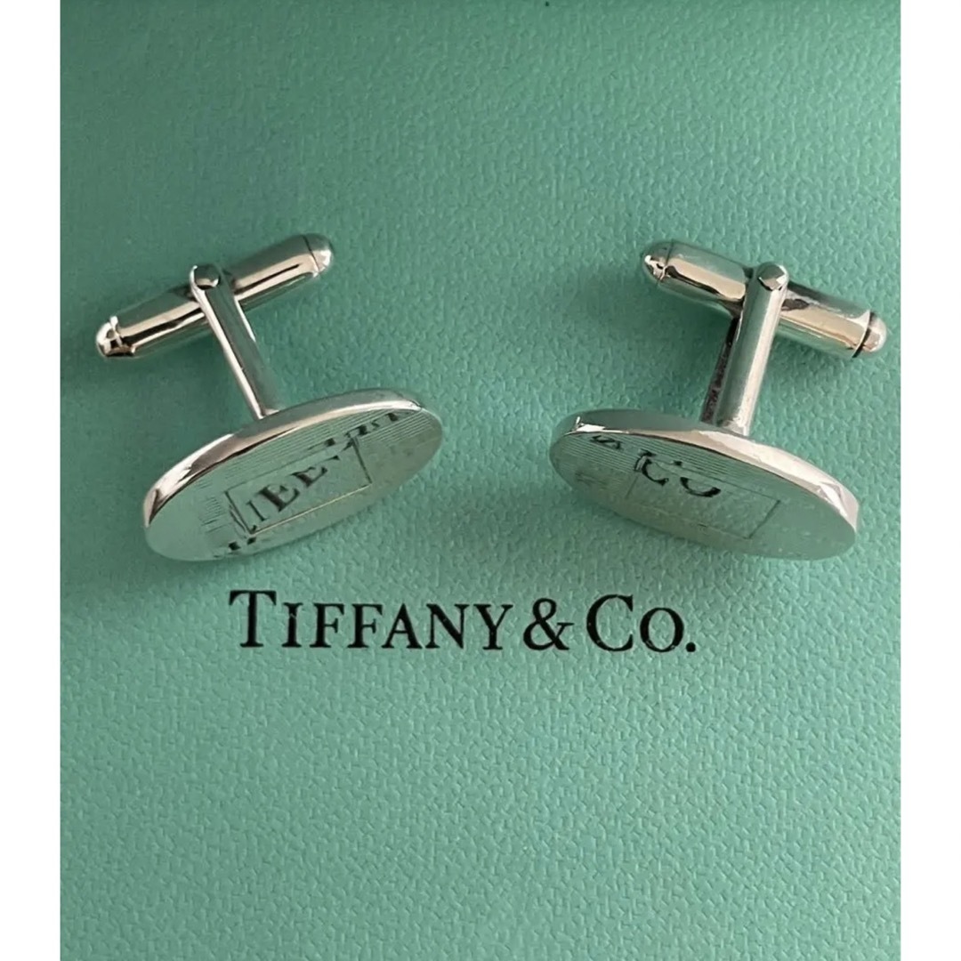 極美品　Tiffanyティファニーカフス　シルバー925