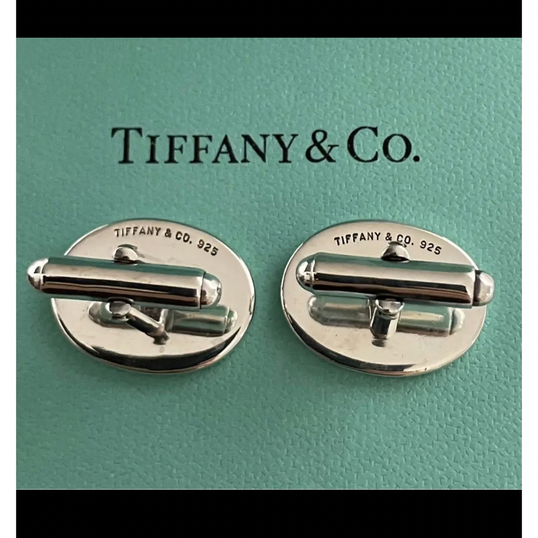 極美品　Tiffanyティファニーカフス　シルバー925