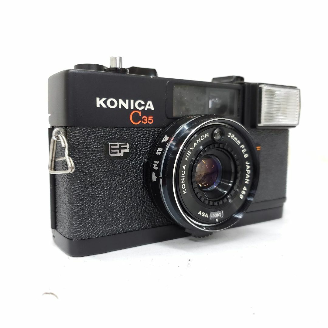 KONICA MINOLTA(コニカミノルタ)の【動作確認済】 KONICA C35 EF d0710-1x p スマホ/家電/カメラのカメラ(フィルムカメラ)の商品写真