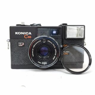 コニカミノルタ(KONICA MINOLTA)の【動作確認済】 KONICA C35 EF d0710-1x p(フィルムカメラ)
