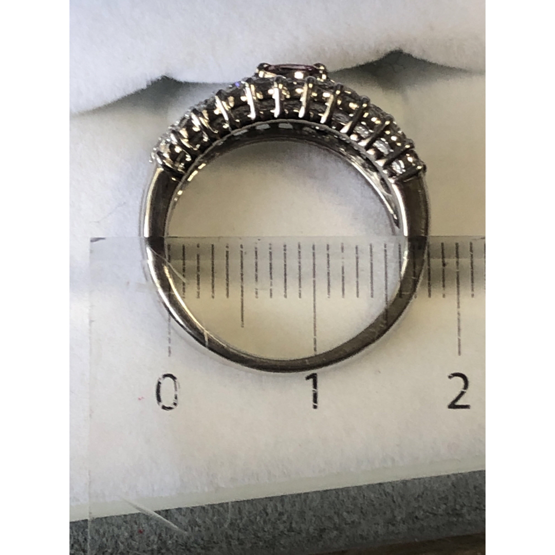 天然ピンクダイヤモンドリング　（FANCY VIVID PINK） レディースのアクセサリー(リング(指輪))の商品写真