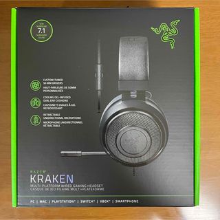 レイザー(Razer)のRazer Kraken Black ゲーミングヘッドセット(ヘッドフォン/イヤフォン)