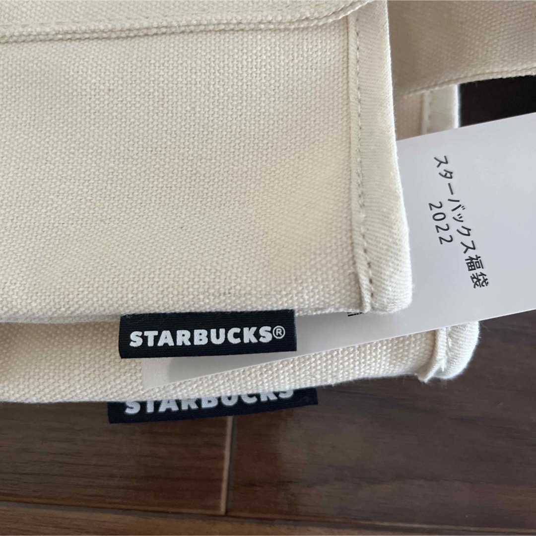 Starbucks Coffee(スターバックスコーヒー)のスターバックス☆キャンパストートバッグ☆未使用☆セット レディースのバッグ(トートバッグ)の商品写真