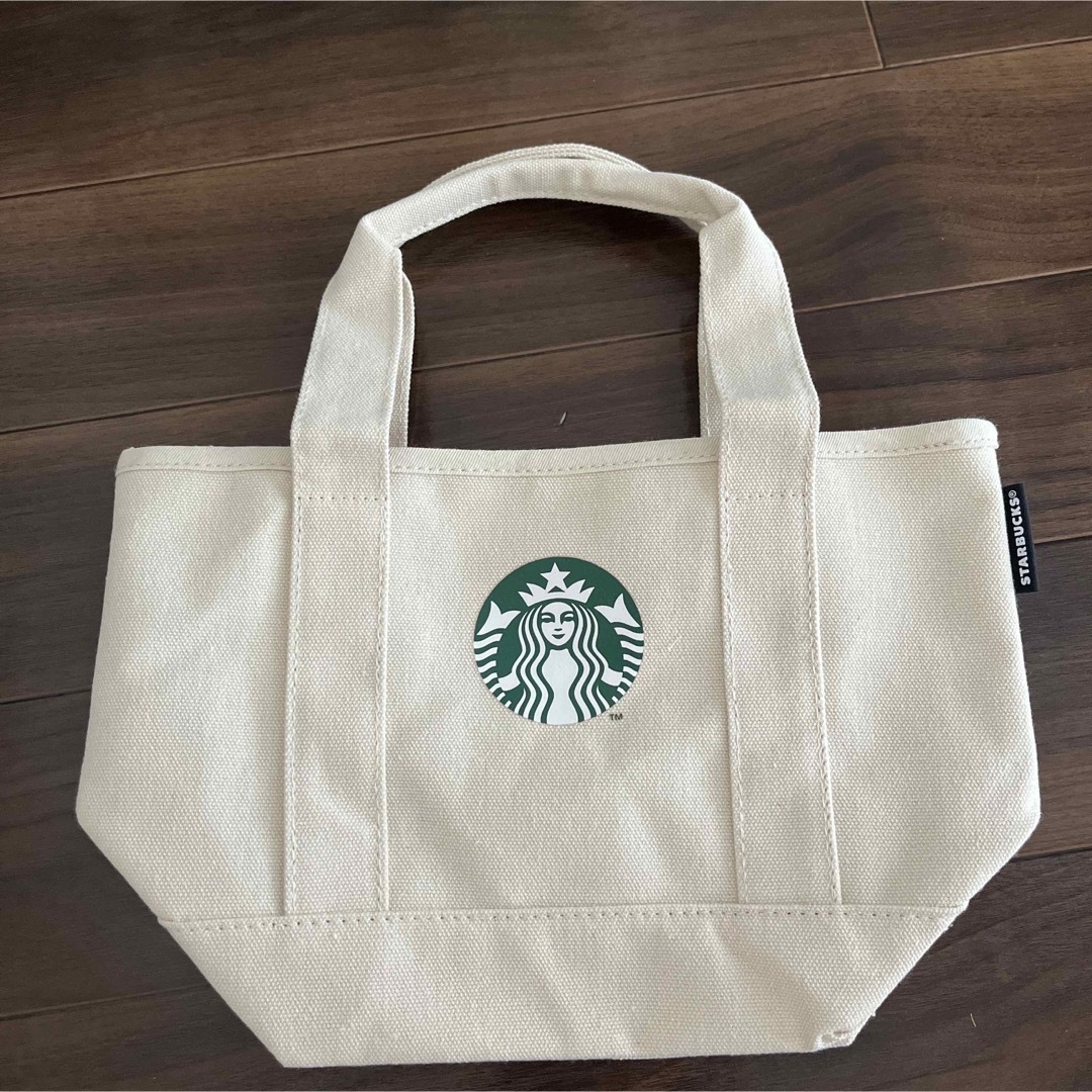 Starbucks Coffee(スターバックスコーヒー)のスターバックス☆キャンパストートバッグ☆未使用☆セット レディースのバッグ(トートバッグ)の商品写真