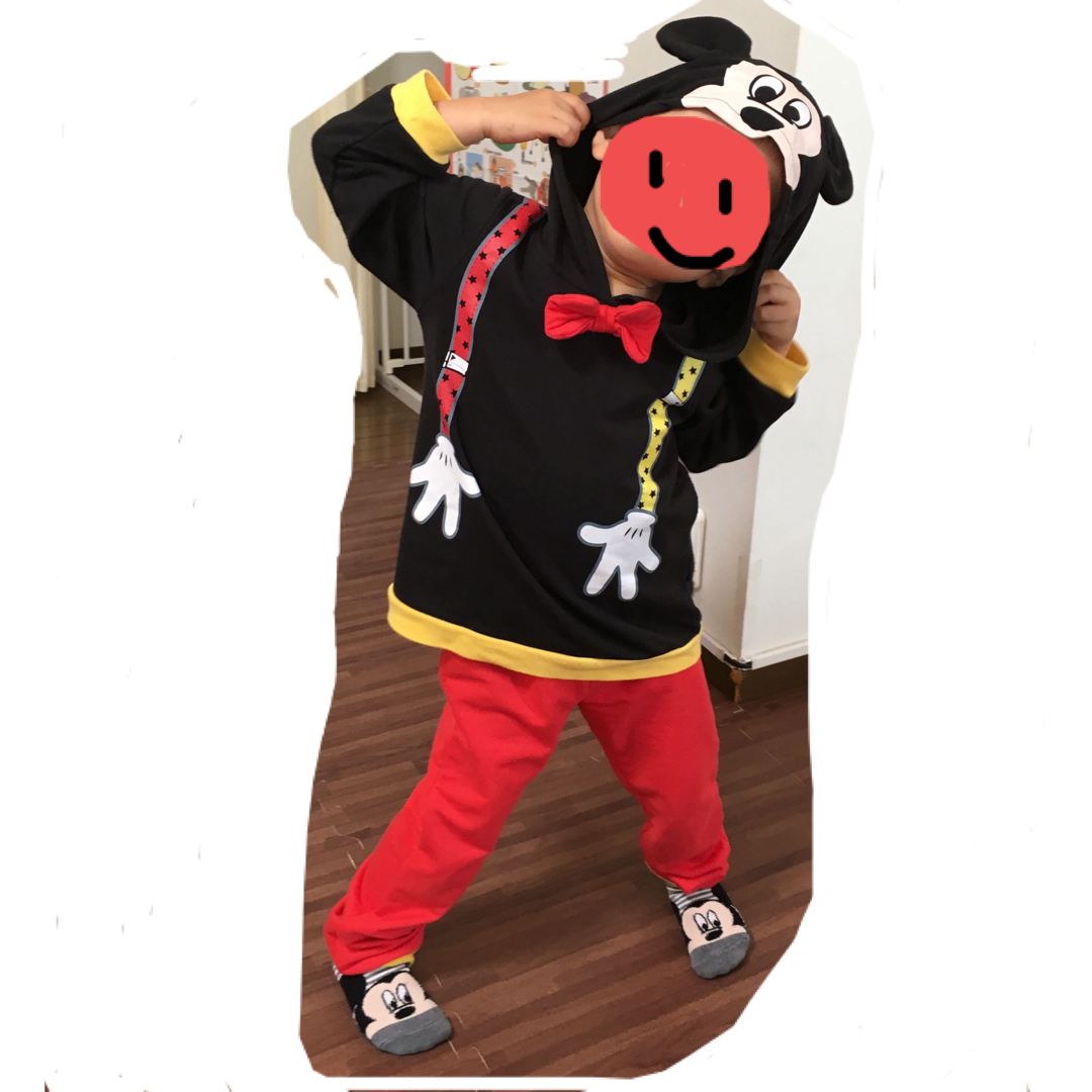 Disney(ディズニー)のミッキー　衣装セット　ハロウィン　 キッズ/ベビー/マタニティのキッズ服男の子用(90cm~)(その他)の商品写真