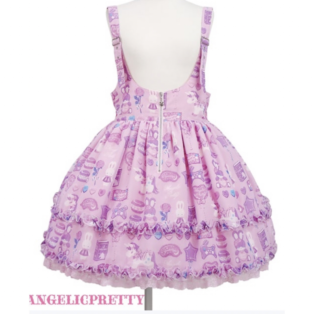 Angelic Pretty(アンジェリックプリティー)のAngelic Pretty photogenic pallet サロペット レディースのパンツ(サロペット/オーバーオール)の商品写真