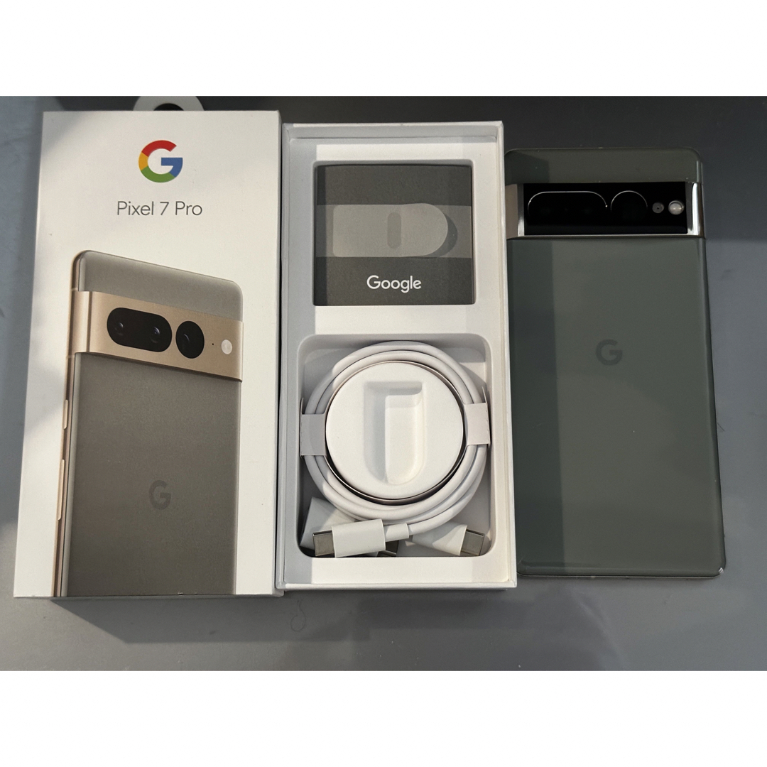 美品　Google Pixel 7 Pro Hazel 128GB SIMフリー