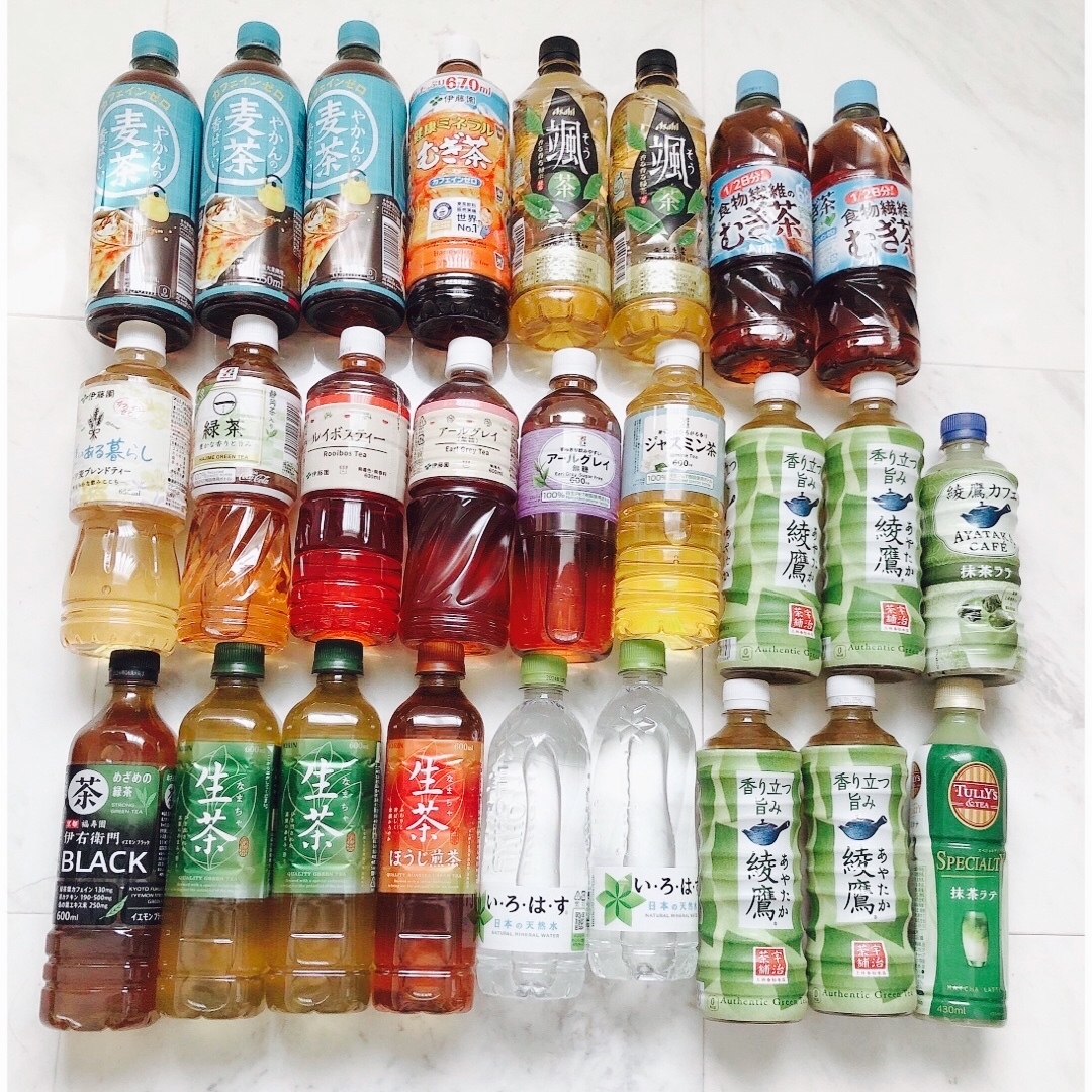 アサヒ(アサヒ)の【ペットボトル飲料】水/緑茶/ジャスミン/いろはす/やかんの麦茶/綾鷹/26本 食品/飲料/酒の飲料(茶)の商品写真