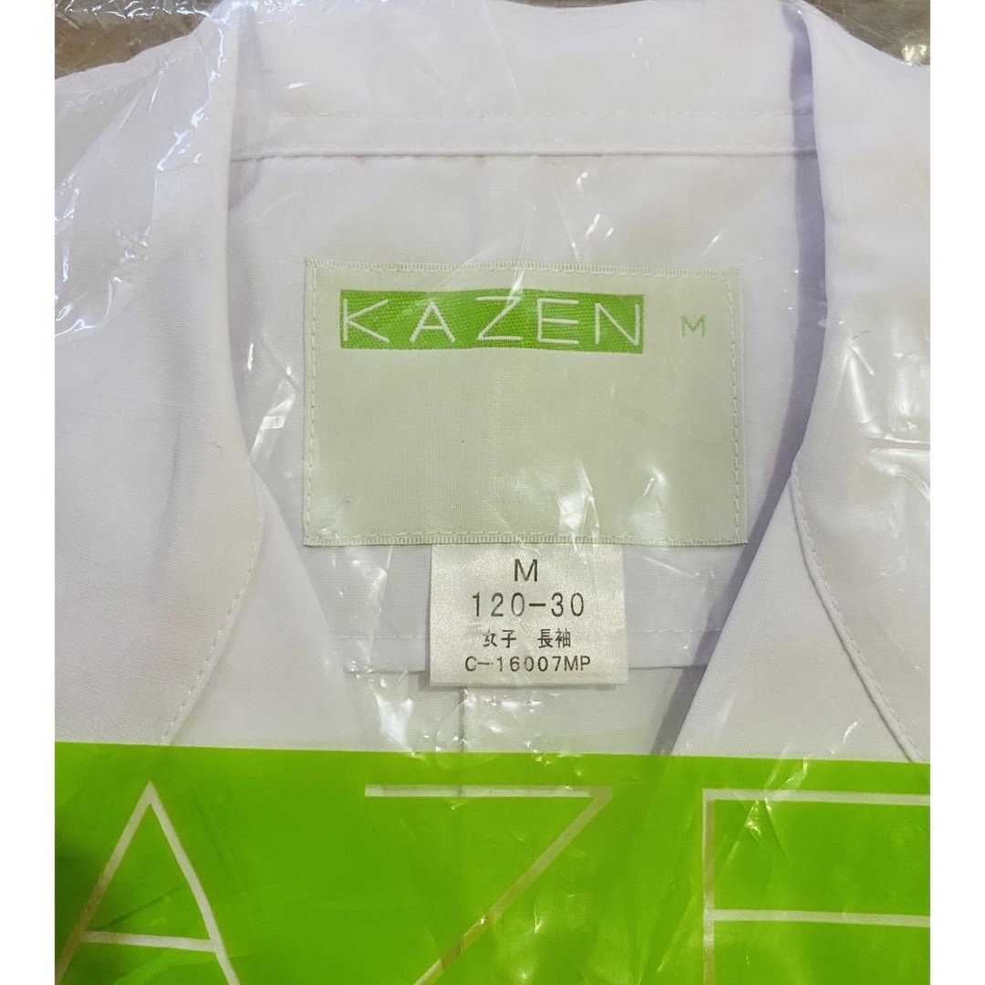 KAZEN(カゼン)の新品未開封　KAZEN 白衣　M 長袖 レディースのレディース その他(その他)の商品写真