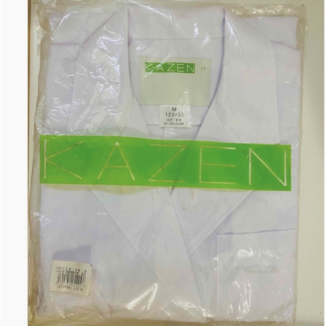 KAZEN(カゼン)の新品未開封　KAZEN 白衣　M 長袖 レディースのレディース その他(その他)の商品写真