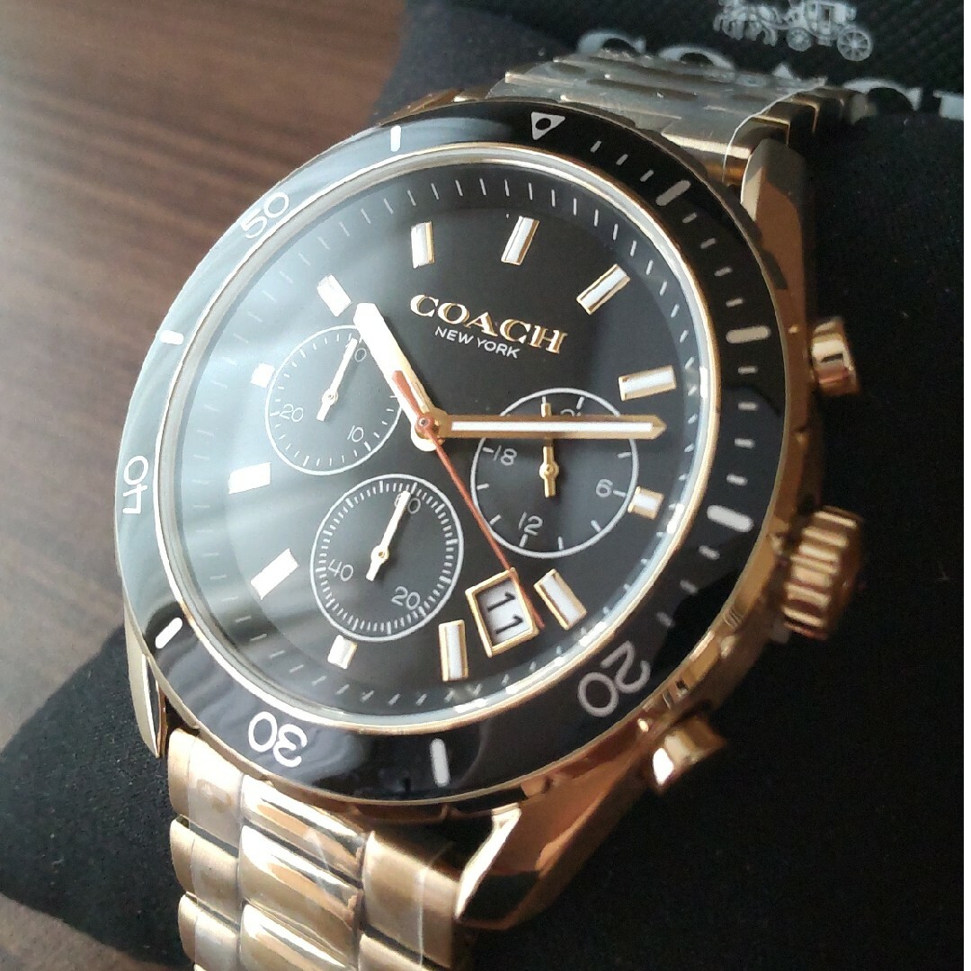 ☆新品　COACH　メンズ腕時計　プレストン　14602517