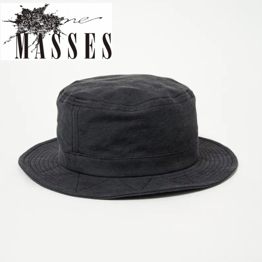 ハットMASSES マシス　FILD HAT BS フィールドハット　ブラック