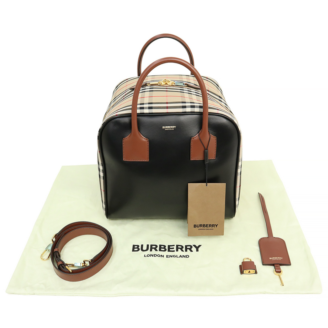 BURBERRY - バーバリー ミディアム レザー ヴィンテージチェック