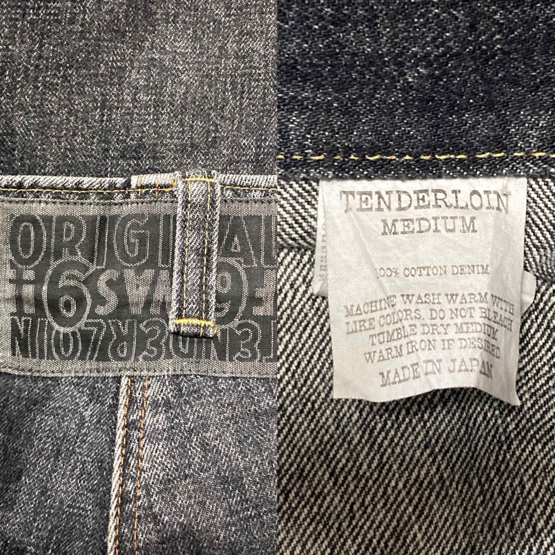 TENDERLOIN(テンダーロイン)の21SS Mサイズ テンダーロイン  デニム ショーツ ブラック  メンズのパンツ(ショートパンツ)の商品写真