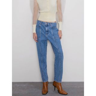 ザラ(ZARA)の【ZARA】ザラ｜マムフィット デニムパンツ size 36(デニム/ジーンズ)