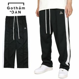 ゴッサム(GOTHAM)のゴッサム GOTHAM NYC ワイド トラックパンツ 黒 L(その他)