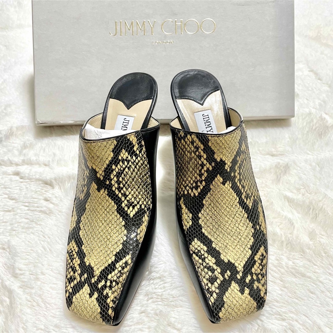 JIMMY CHOO - 【新品未使用】JIMMY CHOO MARCEL 85 パイソン柄