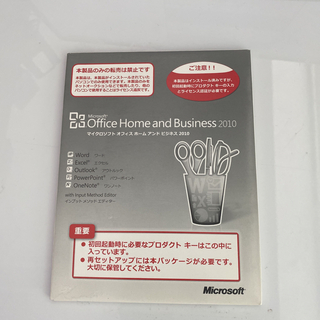 マイクロソフト(Microsoft)のMicrosoft Office Home and Business 2010(その他)