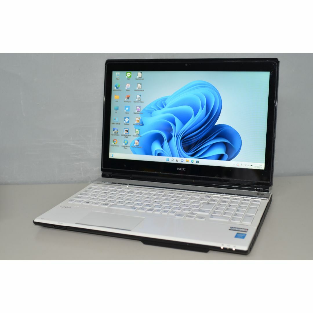 爆速SSD512GB NEC LL750/M core i7-4700MQ156型ワイドタッチパネル