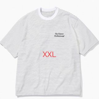 ワンエルディーケーセレクト(1LDK SELECT)の希少 Ennoy S/S Border T XXL 22SS ホワイト(Tシャツ/カットソー(半袖/袖なし))