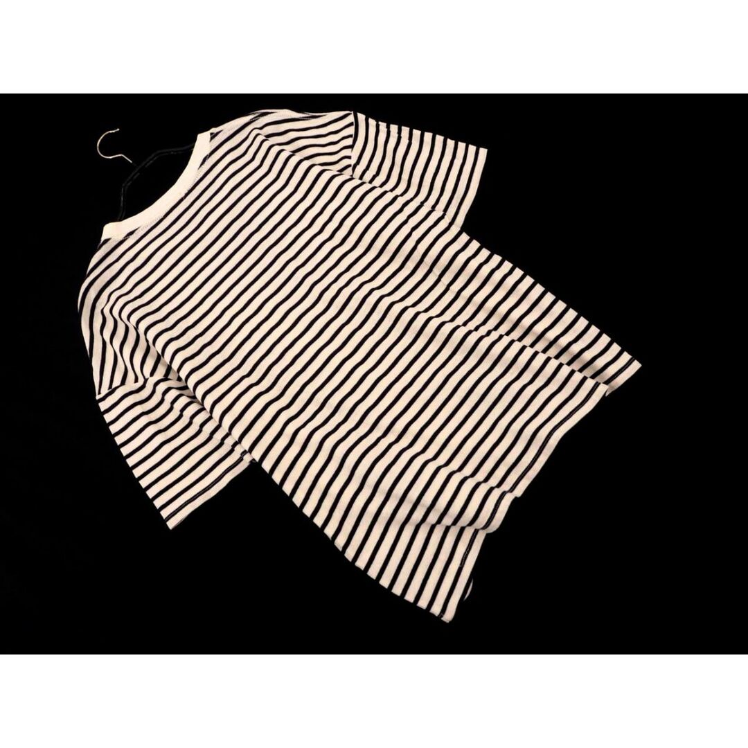 Mr.OLIVE(ミスターオリーブ)のMR.OLIVE ミスターオリーブ ボーダー 半袖 カットソー sizeS/オフホワイトｘ紺 ■◆ メンズ メンズのトップス(Tシャツ/カットソー(半袖/袖なし))の商品写真