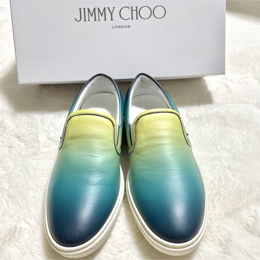 JIMMY CHOO(ジミーチュウ)の【新品未使用】JIMMY CHOO GROVE EGO マルチカラー スリッポン メンズの靴/シューズ(スニーカー)の商品写真