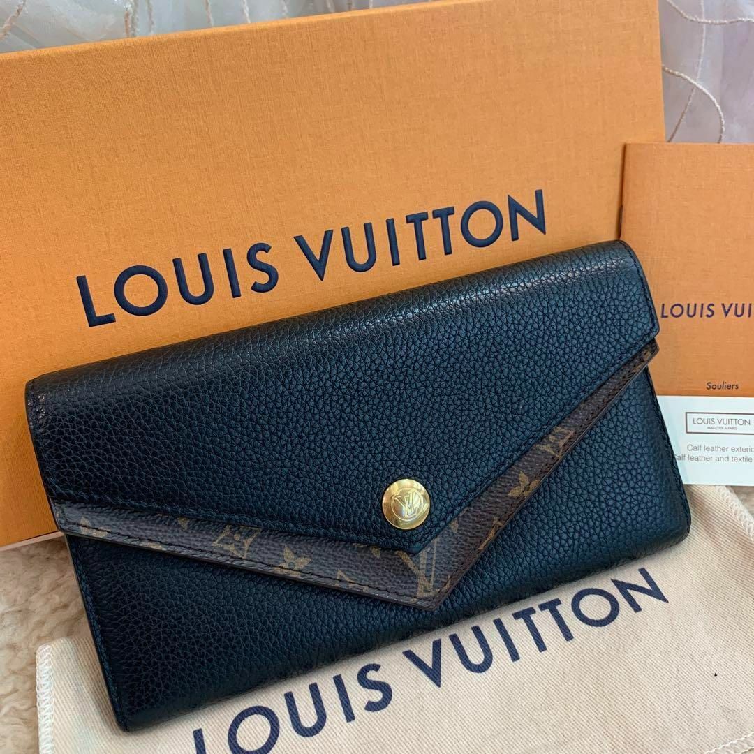 LOUIS VUITTON. ドゥブルVカーフレザーライニング