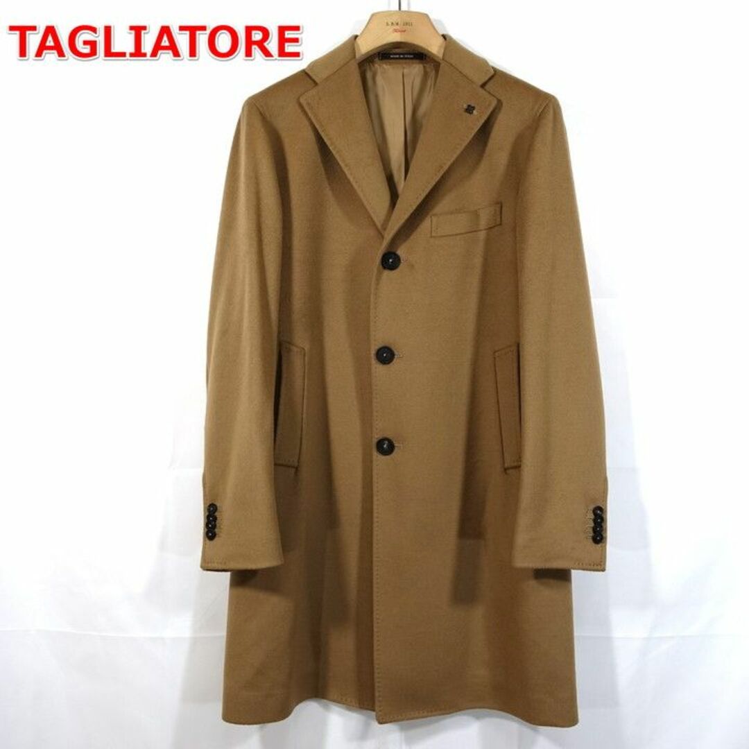 ６３．５cm着丈【良品】タリアトーレ　チェスターコート　TAGLIATORE